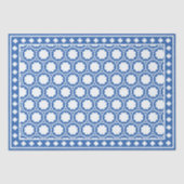 Bright Blue Modern Bone Inlay Decoupage Paper 薄葉紙 (正面)