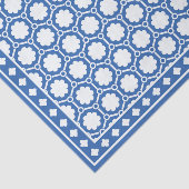 Bright Blue Modern Bone Inlay Decoupage Paper 薄葉紙 (詳細)