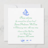 Bright Blue Songbird誕生のお知らせ 案内状 (裏面)