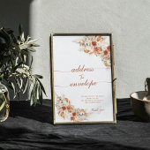 Bright Bohoモダン Address the Envelope Shower ポスター