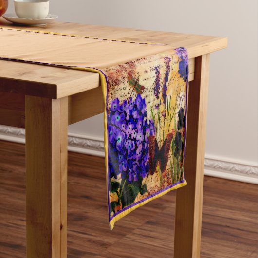 Bright botanical medium table runner ショートテーブルランナー (インサイチュ)