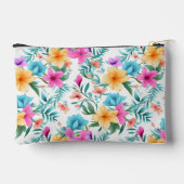 Bright Botanical Wildflower Colorful アクセサリーポーチ (裏面)