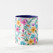 Bright Botanical Wildflower – Colorful Floral  マグカップ (中央)