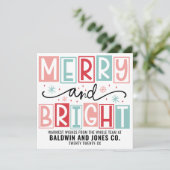 Bright Business Companyのメリーロゴをパーソナライズ シーズンカード (スタンド正面)