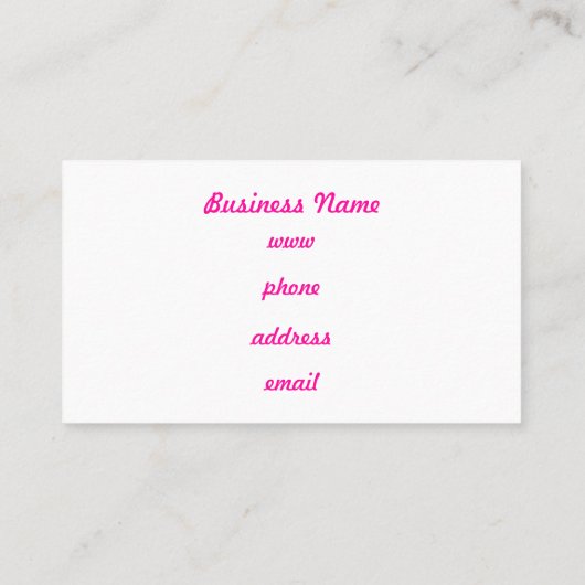 Bright Candy Dots名刺 名刺 (裏面)