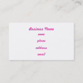 Bright Candy Dots名刺 名刺 (裏面)