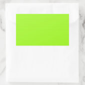 Bright Chartreuse Green Rectangleステッカー 長方形シール (バッグ)