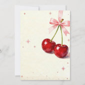 Bright & Cheerful 1st Birthday Invitation 招待状 (裏面)