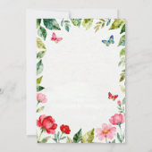 Bright & Cheerful 1st Birthday Invitation 招待状 (裏面)