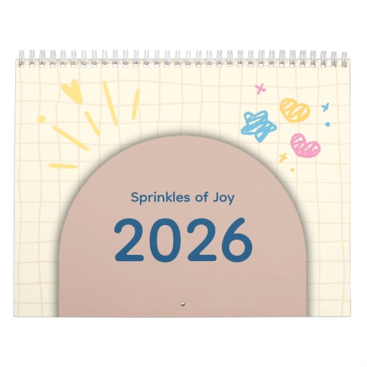 Bright & Cheerful Aesthetic Calendar カレンダー (カバー)