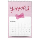 Bright, Cheerful, and Adorable Design Calendar カレンダー (1月 2027)