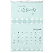Bright, Cheerful, and Adorable Design Calendar カレンダー (2月 2026)