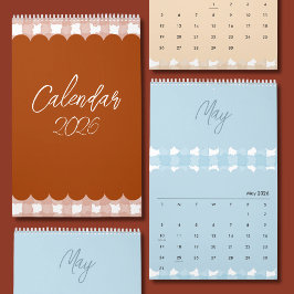Bright, Cheerful, and Adorable Design Calendar カレンダー