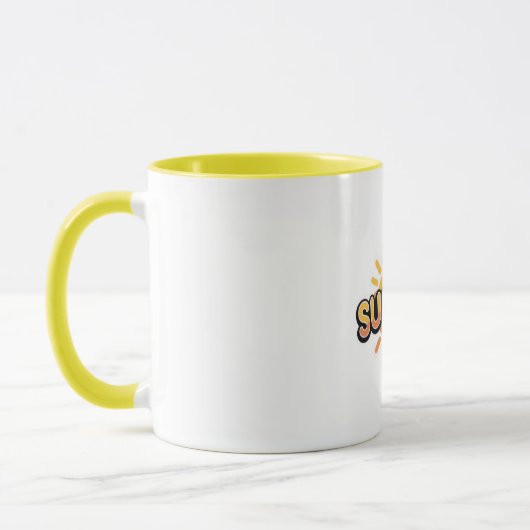 Bright & Cheerful Sunshine Coffee Cup マグカップ (左)