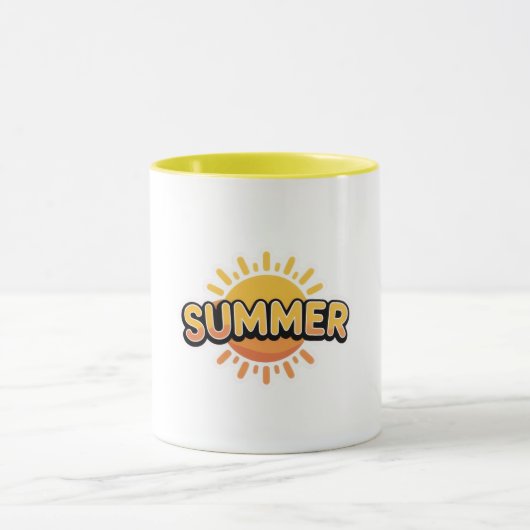 Bright & Cheerful Sunshine Coffee Cup マグカップ (中央)