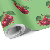 Bright cherry Pattern Wrapping Paper ラッピングペーパー (ロールコーナー)