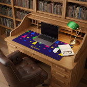 Bright Christmas Tree Festive Personalized Pattern デスクマット