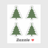 Bright Christmas Tree Sticker Set In 4 Sheet Count シール (シート)