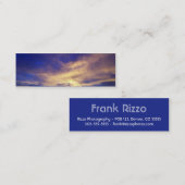 Bright Cloudsプロファイルカード スキニー名刺 (正面/裏面)