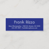 Bright Cloudsプロファイルカード スキニー名刺 (裏面)