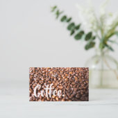 Bright Coffee Beans Simple Mountain Punch-Card ロイヤリティカード (スタンド正面)