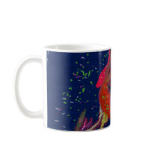 Bright Colored Flower Mug