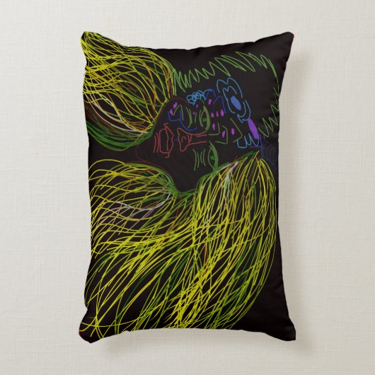 Bright Colored Puppet アクセントクッション (正面(垂直))