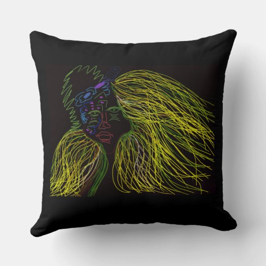 Bright Colored Puppet クッション (裏面)