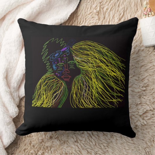 Bright Colored Puppet クッション (ブランケット)