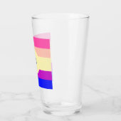 Bright Colored Stripes-夏- タンブラーグラス (左)