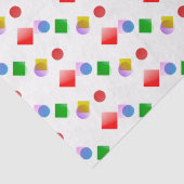 Bright Colorful Circles and Squares Tissue Paper 薄葉紙 (詳細)