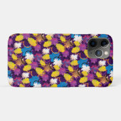 Bright Colorful Exotic Tropic Painted flowers. Case-Mate iPhoneケース (裏面(横))