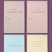 Bright & Colorful Inspiration Wall Calendar カレンダー