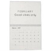 Bright & Colorful Inspiration Wall Calendar カレンダー (2月 2027)