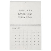 Bright & Colorful Inspiration Wall Calendar カレンダー (1月 2027)