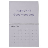 Bright & Colorful Inspiration Wall Calendar カレンダー (2月 2027)