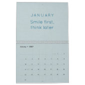 Bright & Colorful Inspiration Wall Calendar カレンダー (1月 2027)