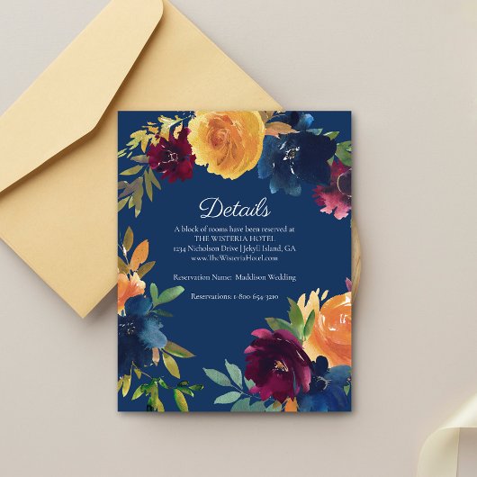 Bright Colorsフローラ詳細宿泊施設 エンクロージャーカード