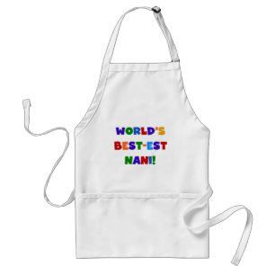 Bright Colors 最高の Est Nani Tシャツとギフト スタンダードエプロン