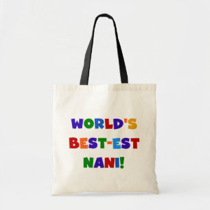 Bright Colors 最高の Est Nani Tシャツとギフト トートバッグ