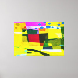 BRIGHT COLORS 3パネルホームオフィスキャンバスウォールアート キャンバスプリント