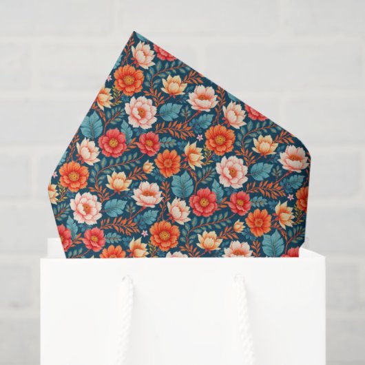 Bright Colors Chinoiserie 薄葉紙 (ギフトバッグ)