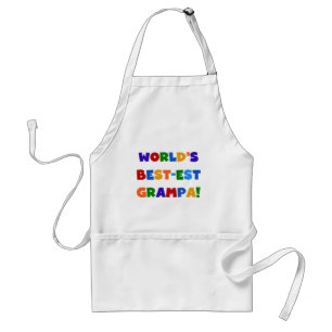 Bright Colors Worldで最も高いグラマ最高のパ・ギフト スタンダードエプロン