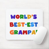 Bright Colors Worldで最も高いグラマ最高のパ・ギフト マウスパッド (マウス)