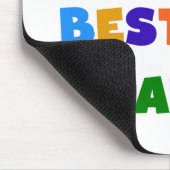 Bright Colors World's 最高の Papa Tシャツ&ギフト マウスパッド (コーナー)