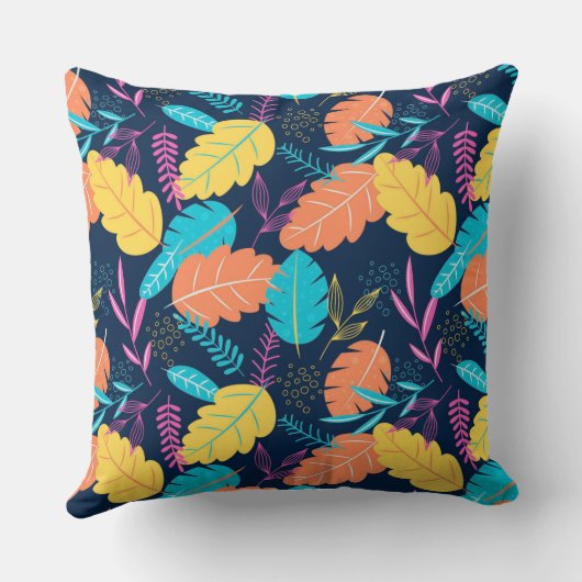 Bright colour pillow design  クッション (裏面)