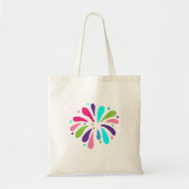Bright Confetti Splash Celebration Tote Bag トートバッグ (正面)