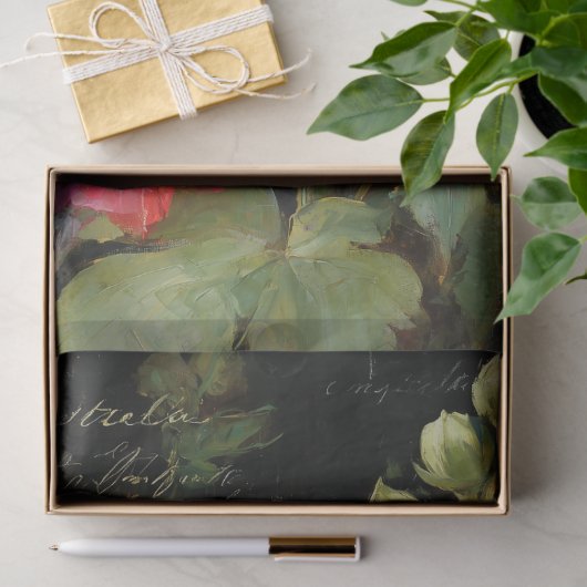 Bright Cottage Hollyhock Decoupage 薄葉紙 (ギフト)