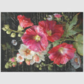Bright Cottage Hollyhock Decoupage 薄葉紙 (正面)