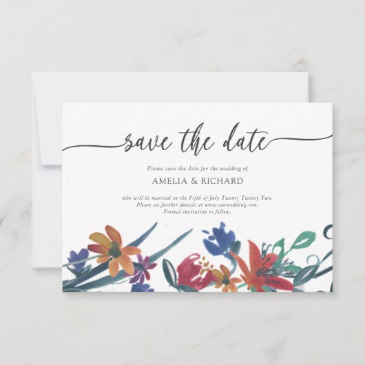 Bright Country Mixの日付保存 出欠カード (正面)